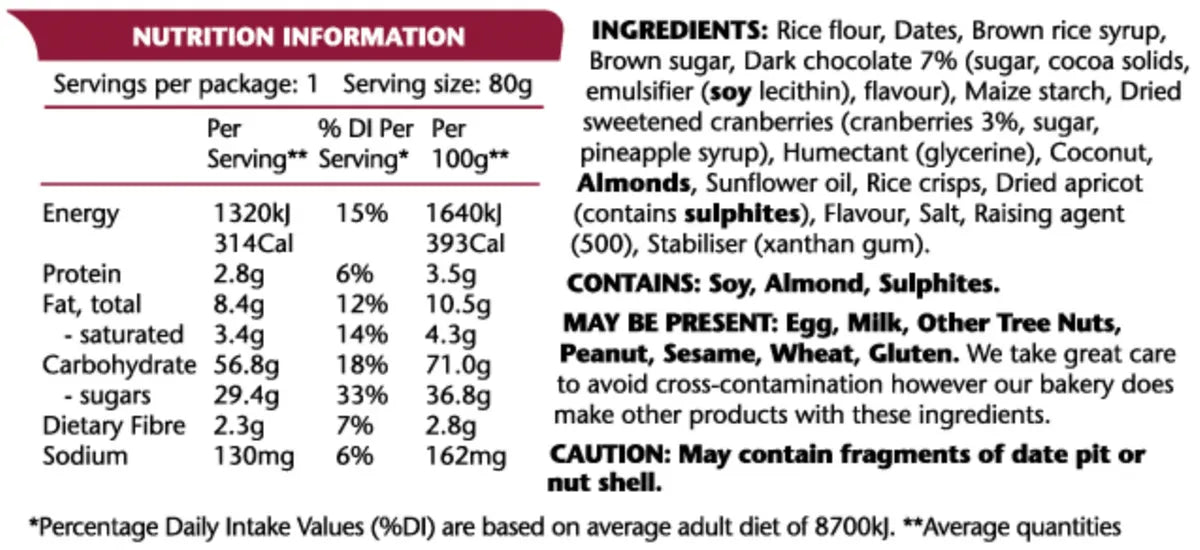 Em's Power Cookie Bar