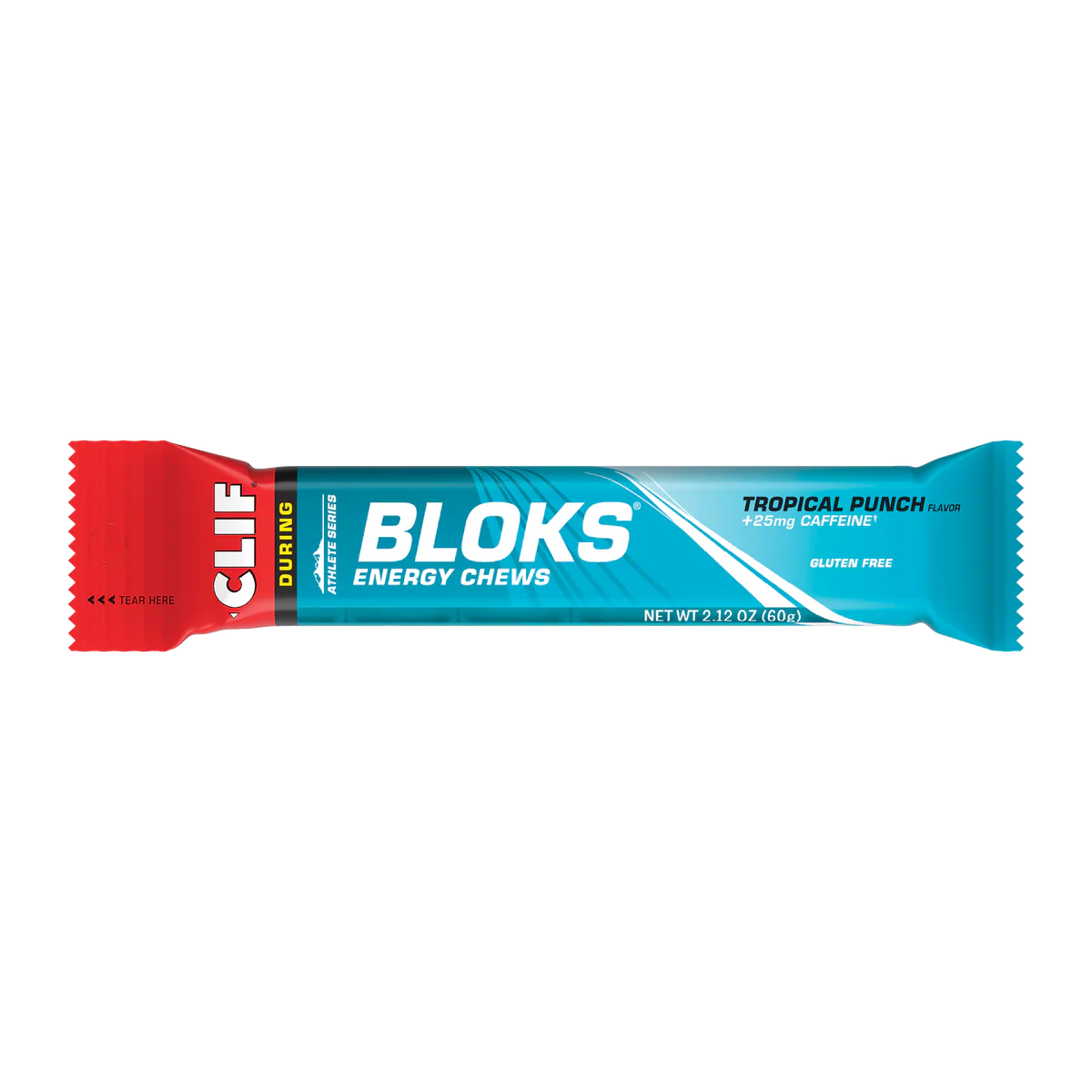 CLIF Bloks Energy Chews - Tropical Punch+Caffeine