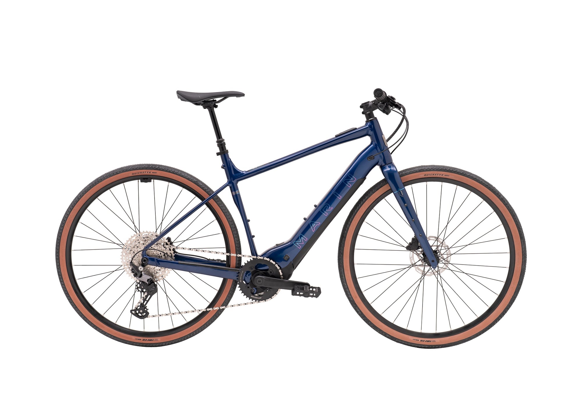 Marin DSX-E Electric Hybrid Bike - Dark Blue