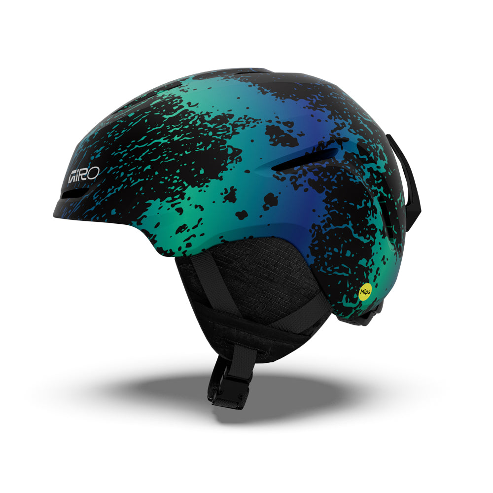 Giro Spur MIPS Youth Snow Helmet - Matte Blue/Green Surge