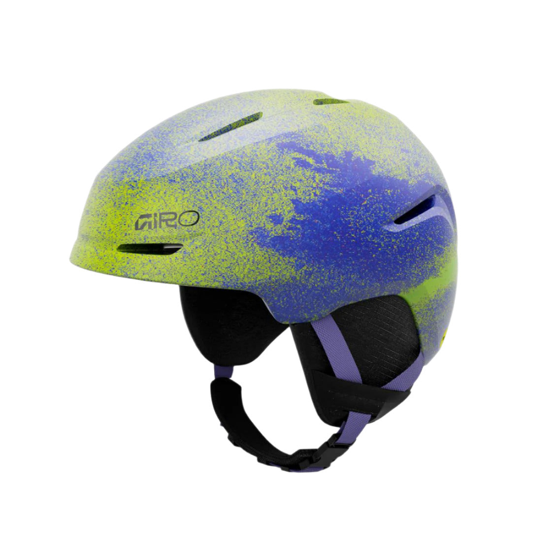 Giro Spur Youth Helmet - Matte Flo Green/Mauve