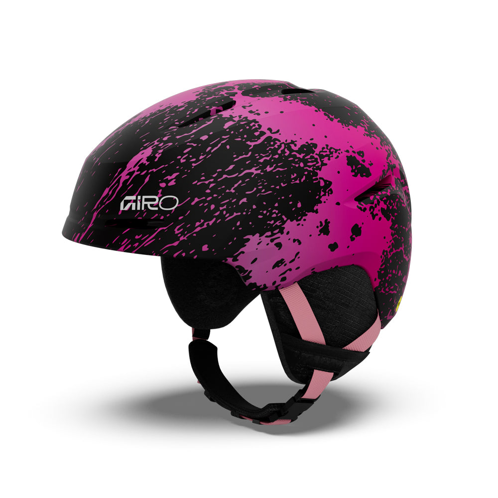 Giro Spur MIPS Youth Snow Helmet - Matte Neon Pink Surge