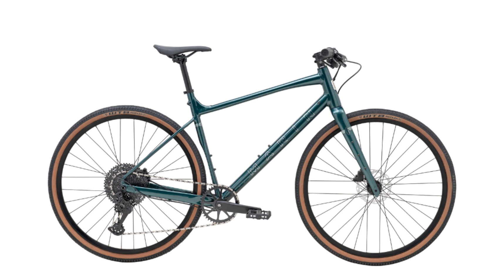 Marin DSX 1 Flat Bar Gravel Bike - Green/Silver
