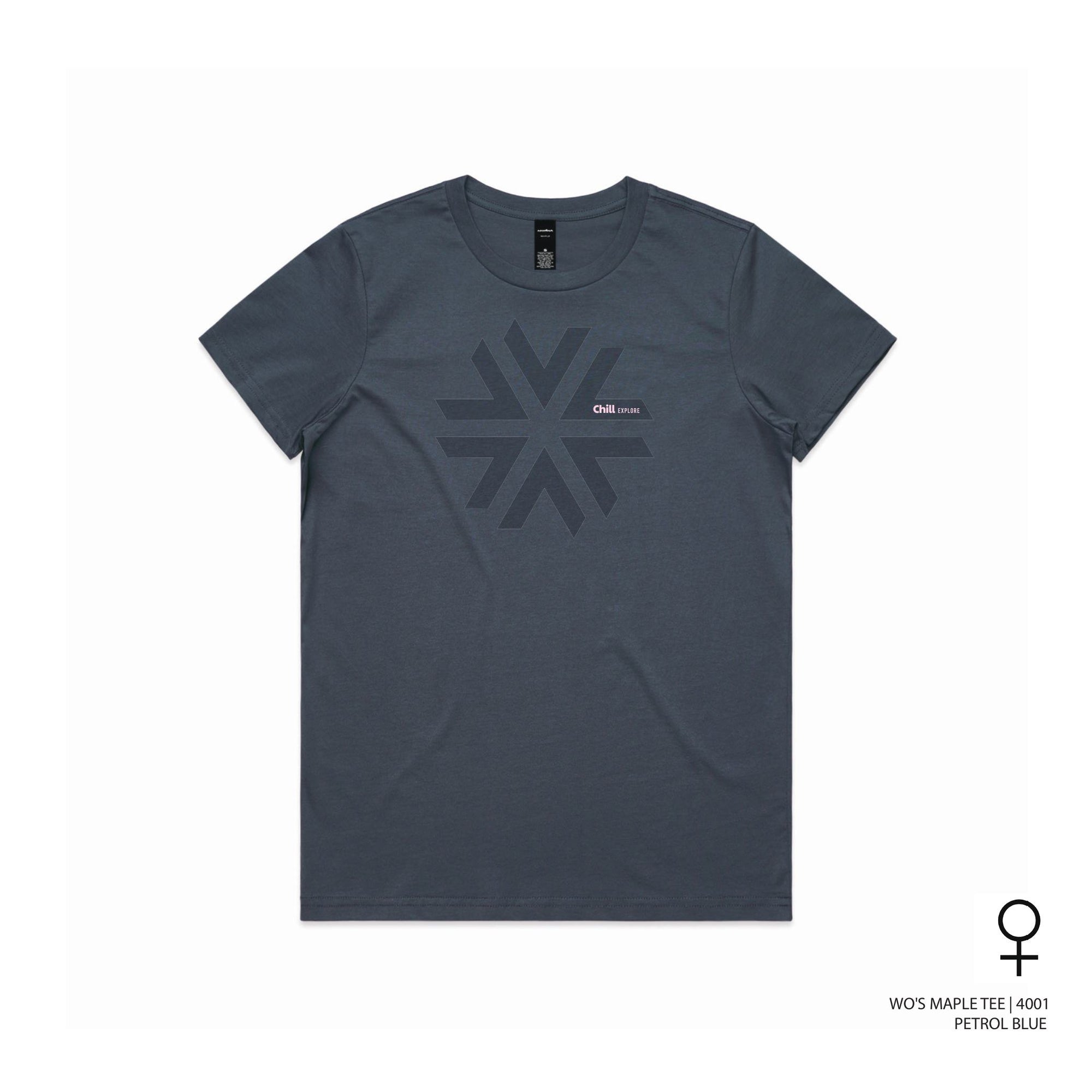 Chill Explore T-Shirt Women's - Petrol Blue