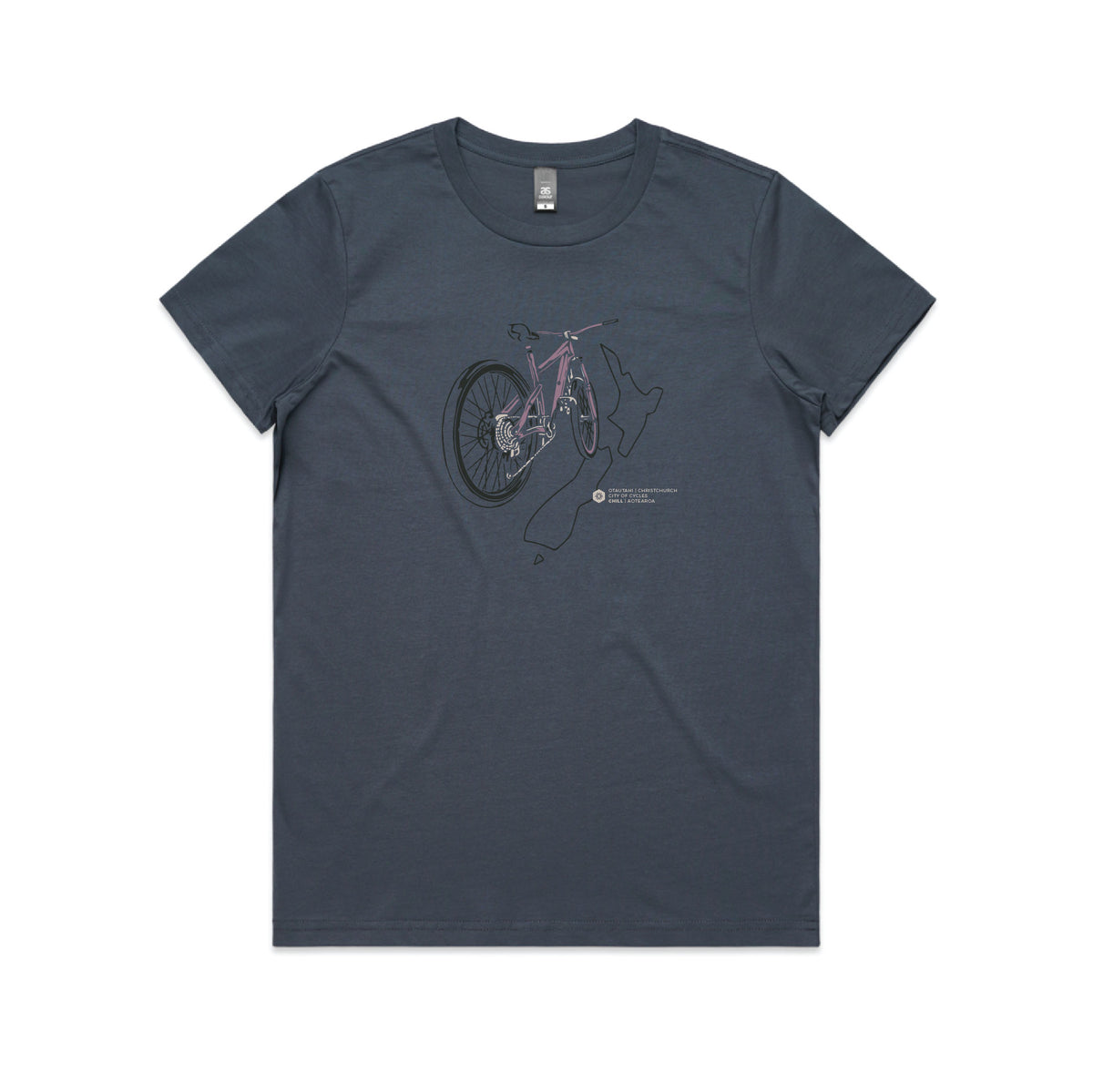 Chill Bike T-Shirt Women&#39;s - Petrol Blue