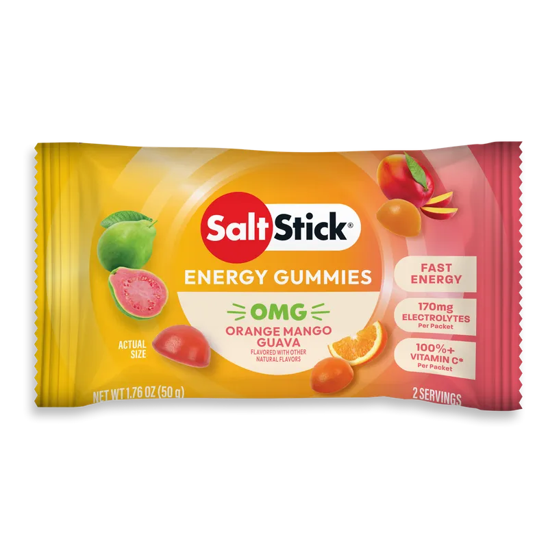 Saltstick OMG! (Orange Mango Guava) Energy Gummies