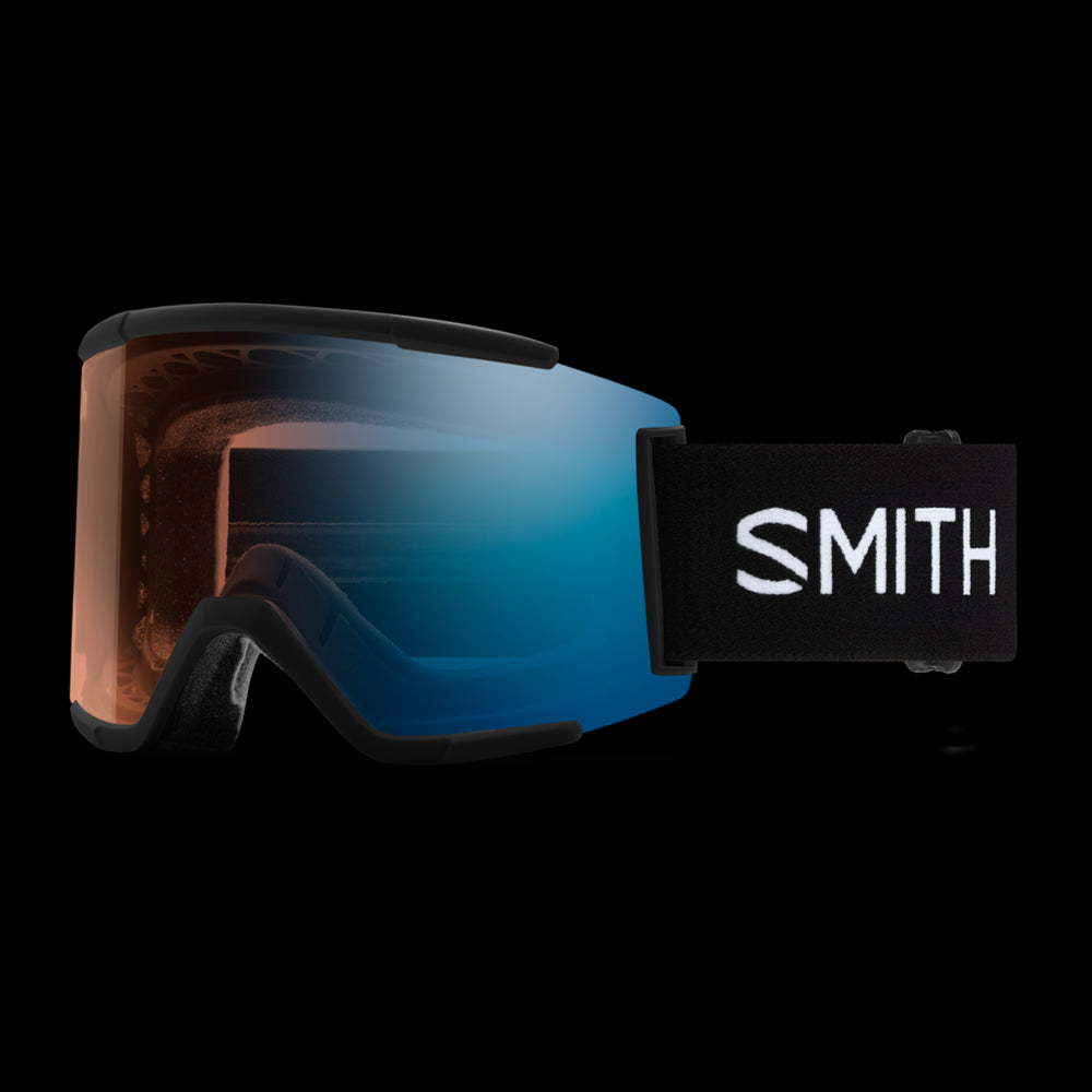 Smith Squad XL - Black ChromaPop Pro Photochromic Blue Mirror /Extra Lens Not Included