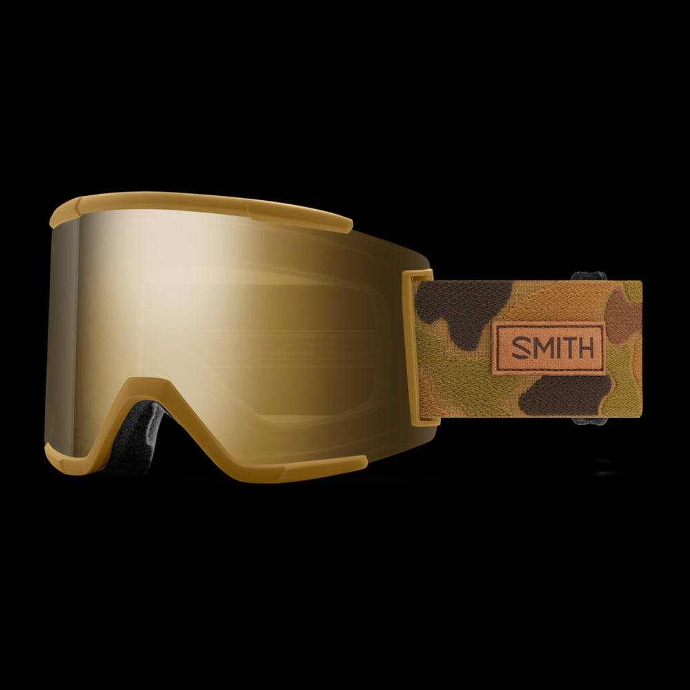 Smith Squad XL - Coyote Pow Hunter ChromaPop Sun Black Gold Mirror /Chromapop Storm Blue Sensor Mirror