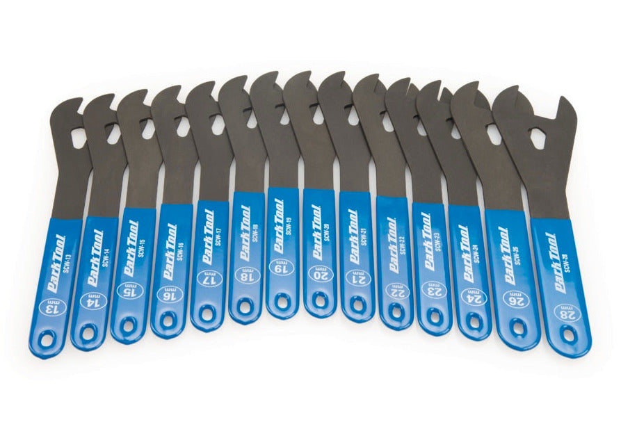 Park Tool Individual Shop Quality Cone Wrenches, 13mm to 28mm